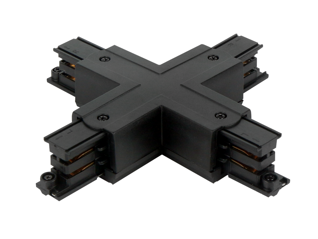 X connector voor LUMICANTO rail zwart met PRIME PSU