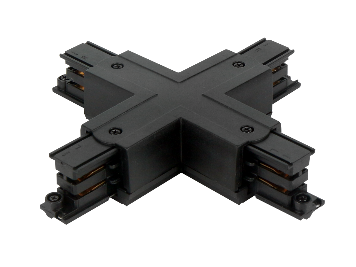 X connector voor LUMICANTO rail zwart met PRIME PSU