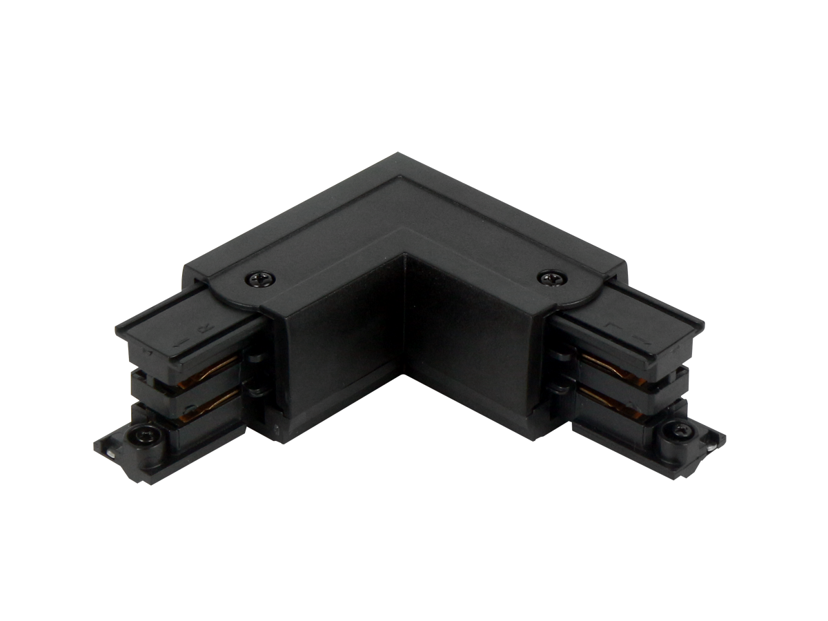 L connector voor LUMICANTO buis rechts zwart met PRIME PSU