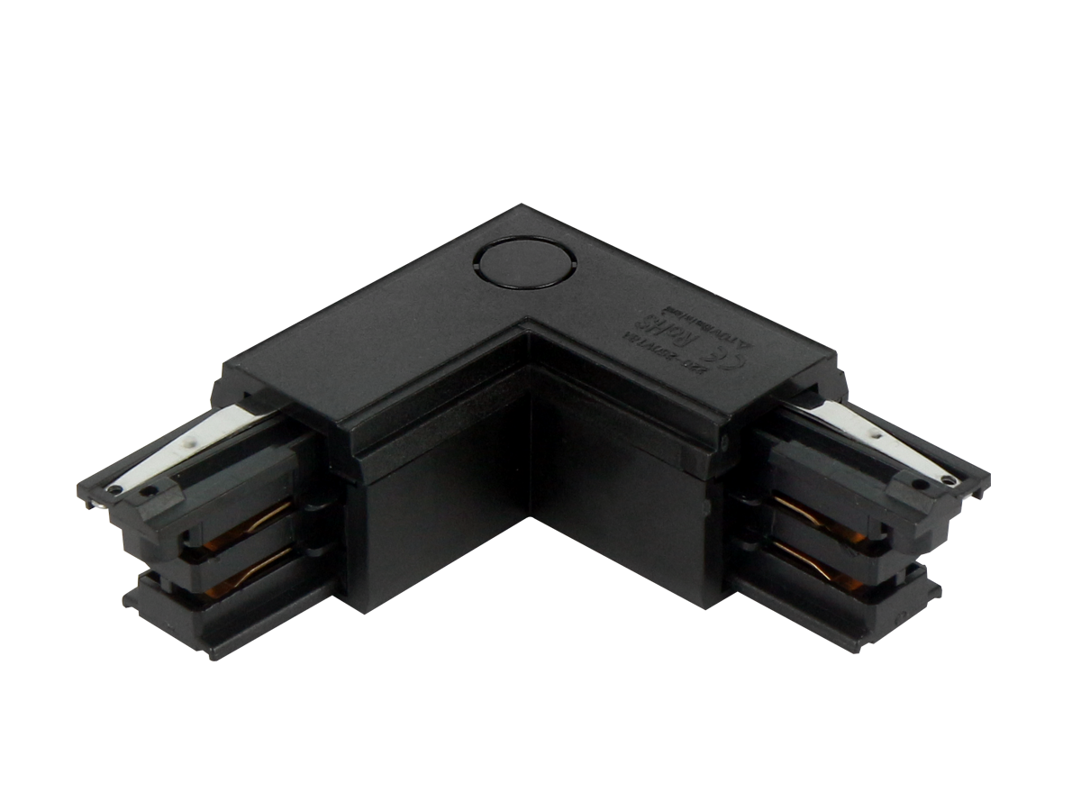L connector voor LUMICANTO buis rechts zwart met PRIME PSU