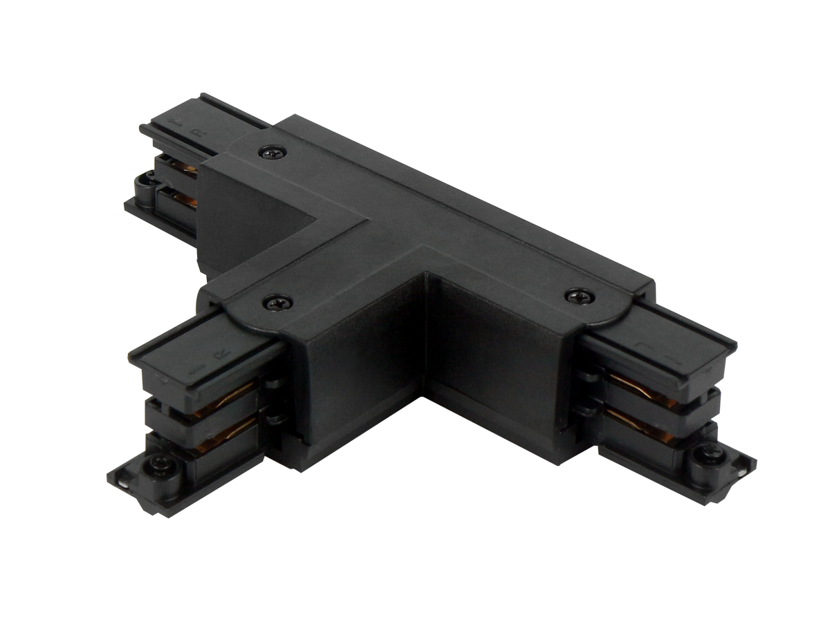 T connector voor LUMICANTO buis rechts zwart met PRIME PSU