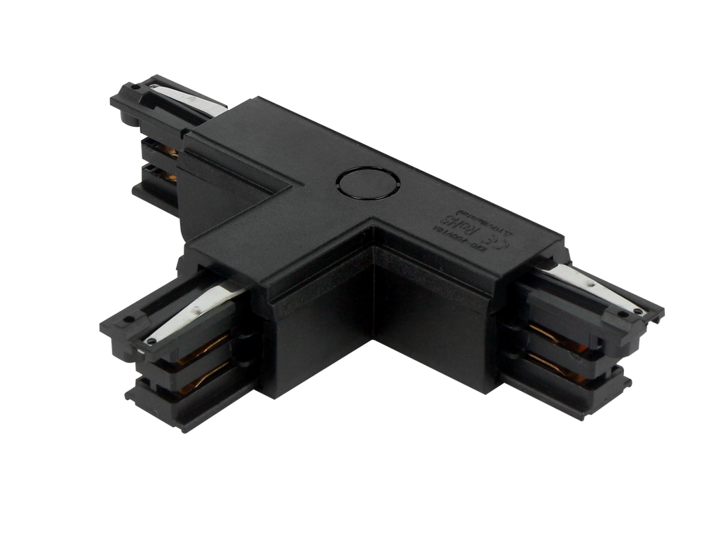 T connector voor LUMICANTO buis rechts zwart met PRIME PSU