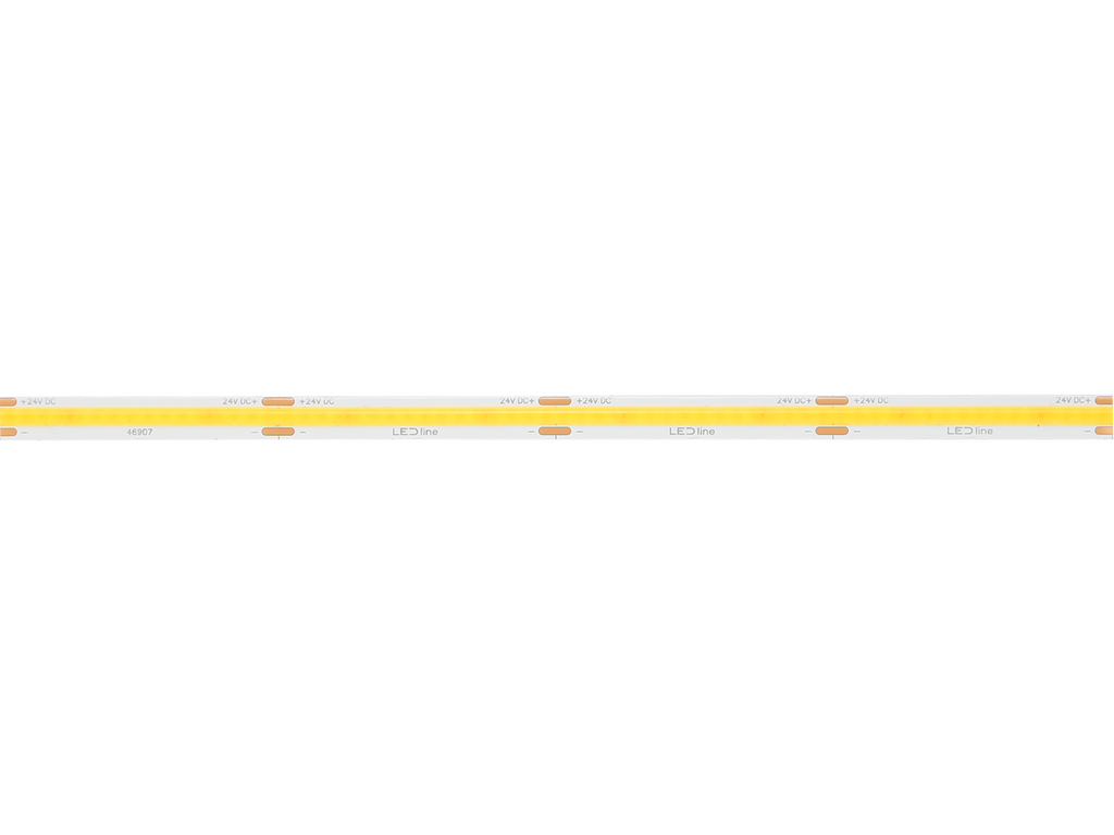 LED-strip 480 COB 24V 3000K 11W IP20 8mm 5m 1100lm/m PRIME