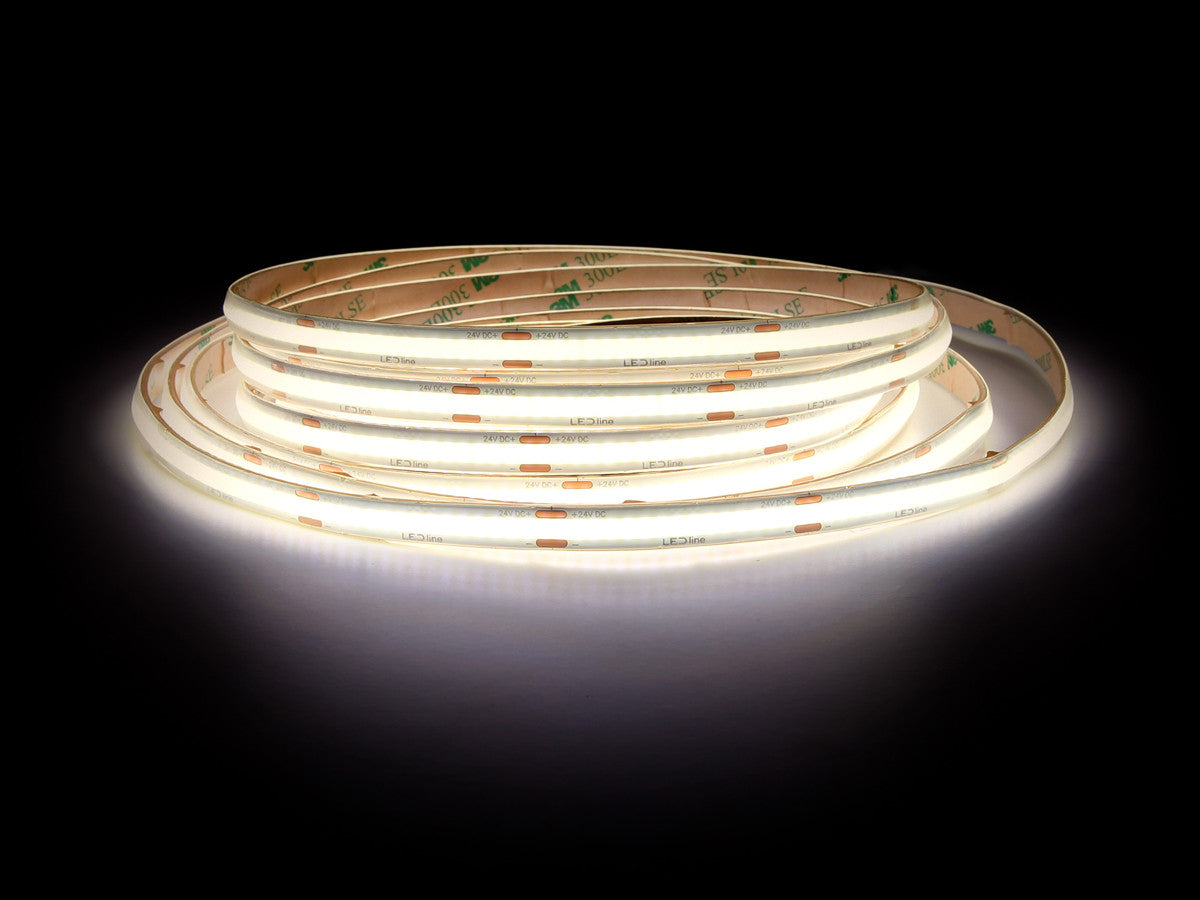 LED-strip 480 COB 24V 3000K 11W IP66 9mm 5m 1100lm/m PRIME
