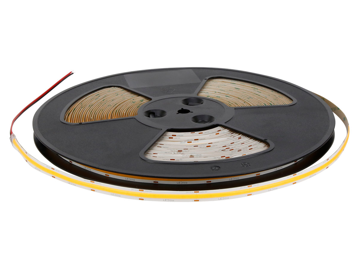 LED-strip 480 COB 24V 3000K 18W IP20 10mm 30m 1800/m PRIME