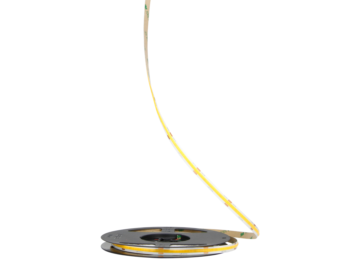 LED strip 320 COB 24V 2700K 5W IP20 8mm 5m 500lm/m PRIME