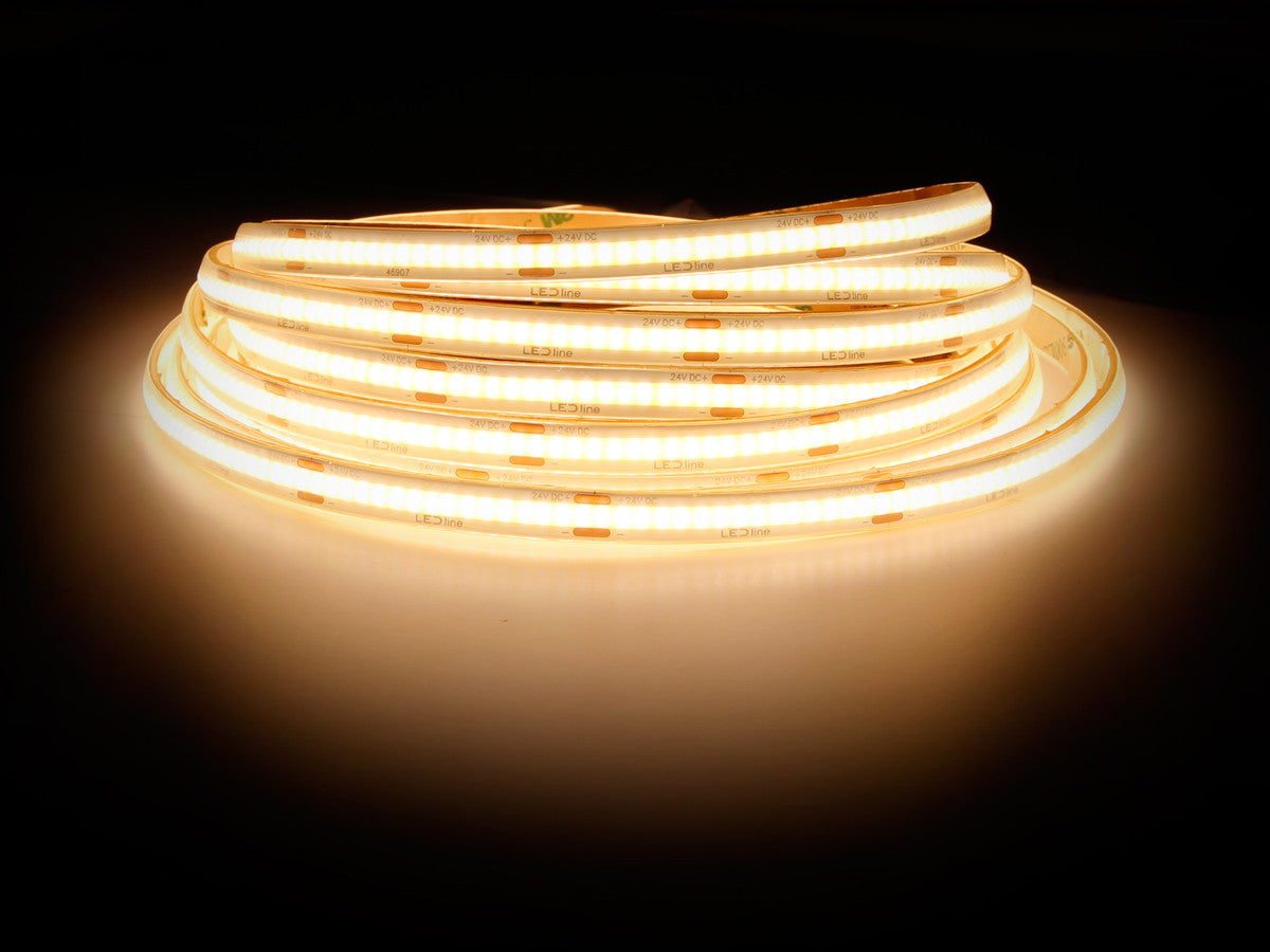 LED strip 320 COB 24V 2700K 5W IP66 9mm 5m 500lm/m PRIME