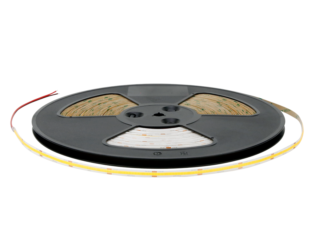 LED strip 320 COB 24V 3000K 1W IP20 8mm 5m 110lm/m PRIME