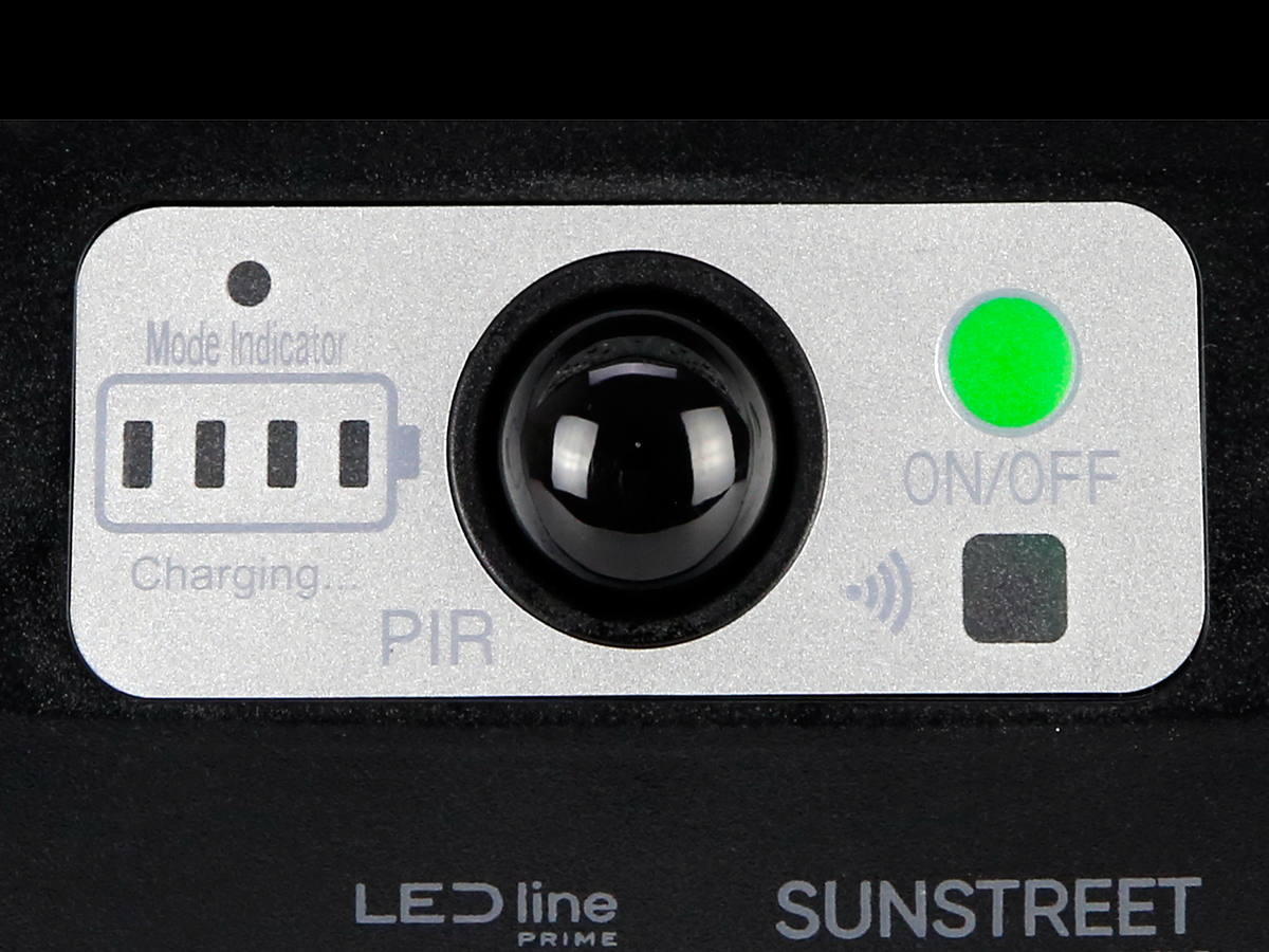 Solar straatlantaarn SUNSTREET 6500K 150W 1300lm IP54 zwart PRIME