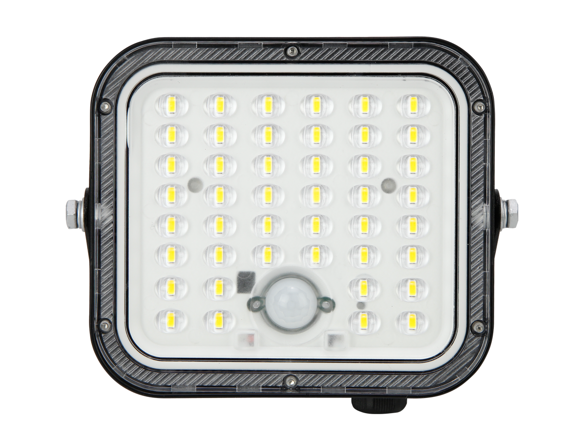 Solar schijnwerper LUNIR 4000K 50W 6W5V 1400lm IP65 zwart PRIME