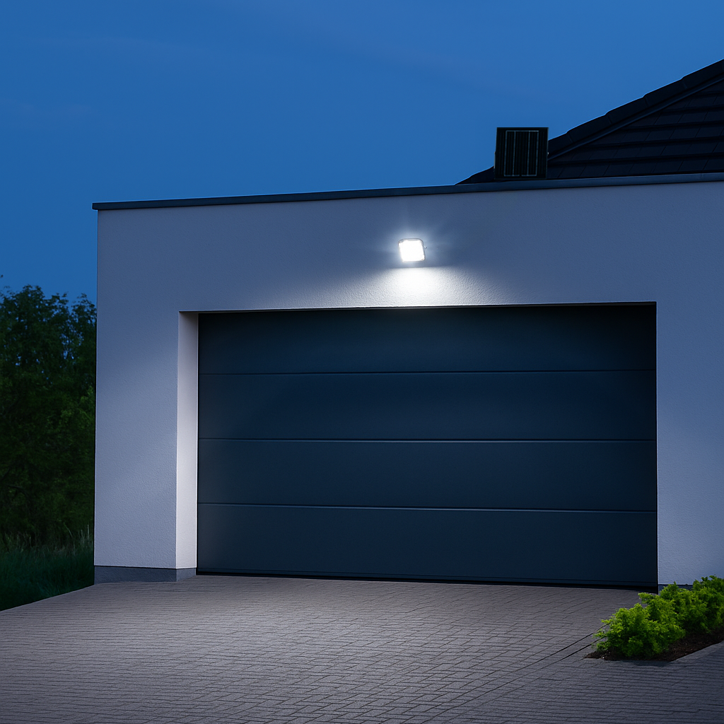 Solar schijnwerper LUNIR 4000K 50W 6W5V 1400lm IP65 zwart PRIME