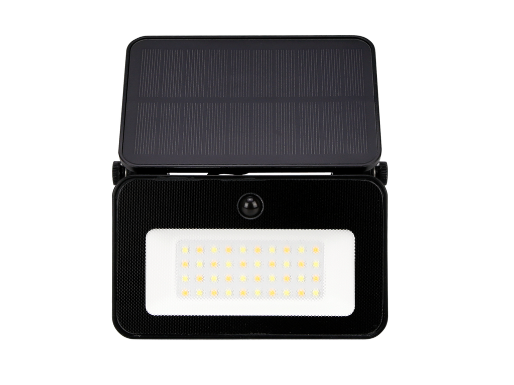 Solar schijnwerper FLOWLITE 3CCT (3/4/6,5K) 20W 1000lm IP65 zwart LITE