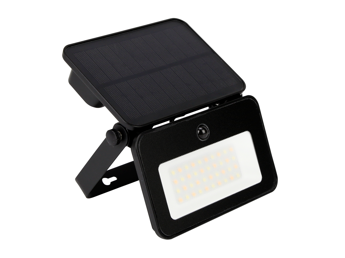 Solar schijnwerper FLOWLITE 3CCT (3/4/6,5K) 20W 1000lm IP65 zwart LITE