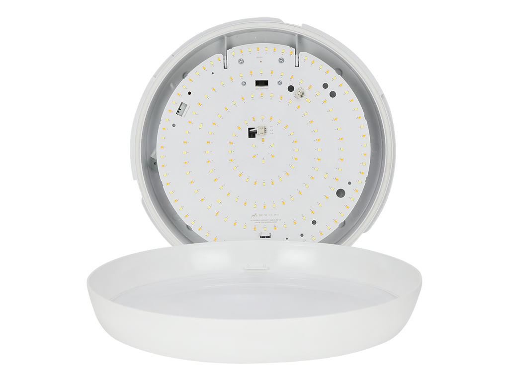 Plafonlamp LEDIS 3CCT(3K/4K/6K) 12/16W 1600lm rond IP65 wit PRIME bewegingssensor MV