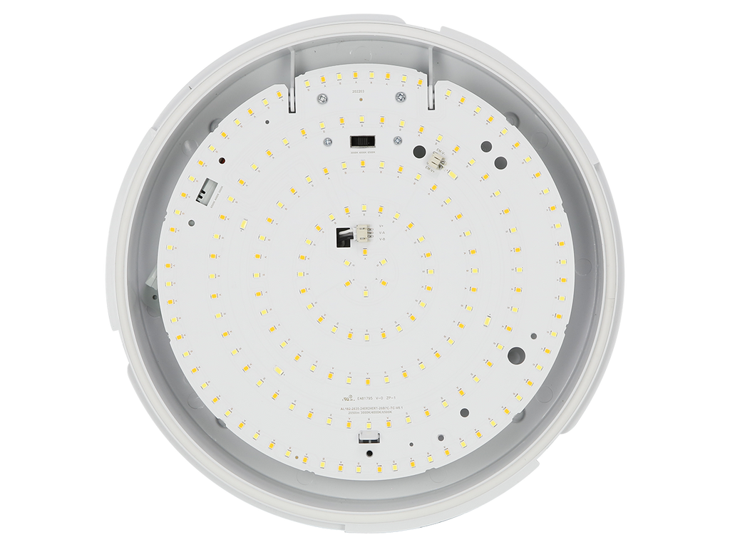 Plafonlamp LEDIS 3CCT(3K/4K/6K) 12/16W 1600lm rond IP65 wit PRIME bewegingssensor MV