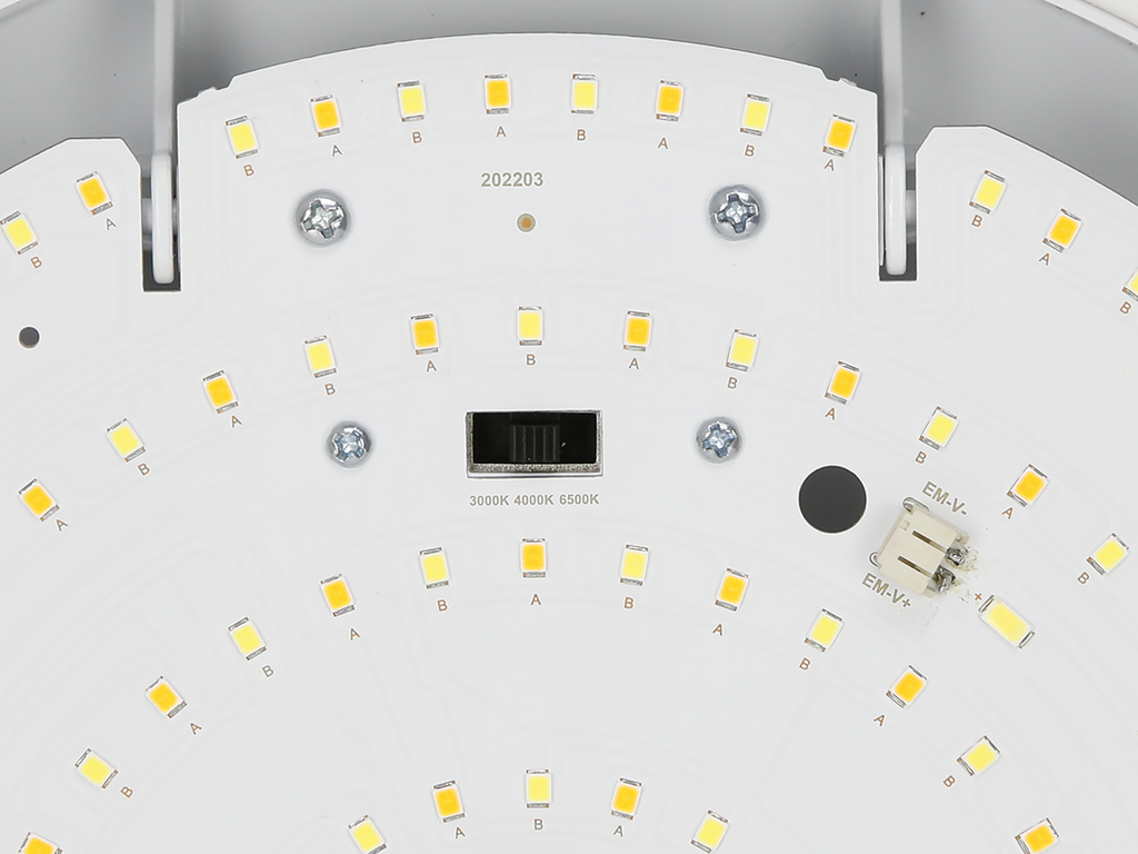 Plafonlamp LEDIS 3CCT(3K/4K/6K) 12/16W 1600lm rond IP65 wit PRIME bewegingssensor MV