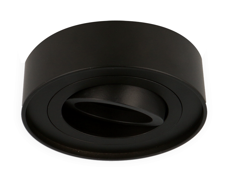 PLAFONDLAMP ROLLO MIDI draaibaar rond IP20 zwart PRIME