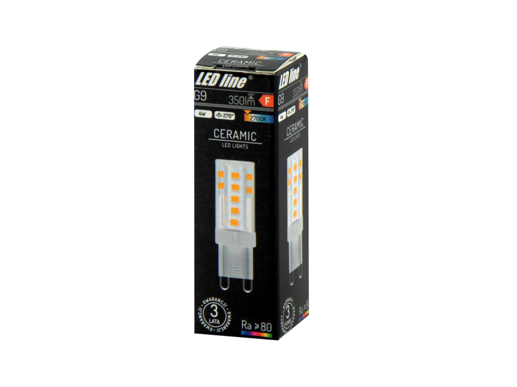 LED-lamp G9 2700K 4W 350lm 230V 270 ° LITE Keramiek