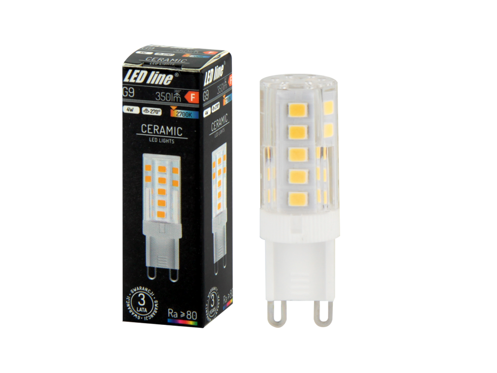 LED-lamp G9 2700K 4W 350lm 230V 270 ° LITE Keramiek