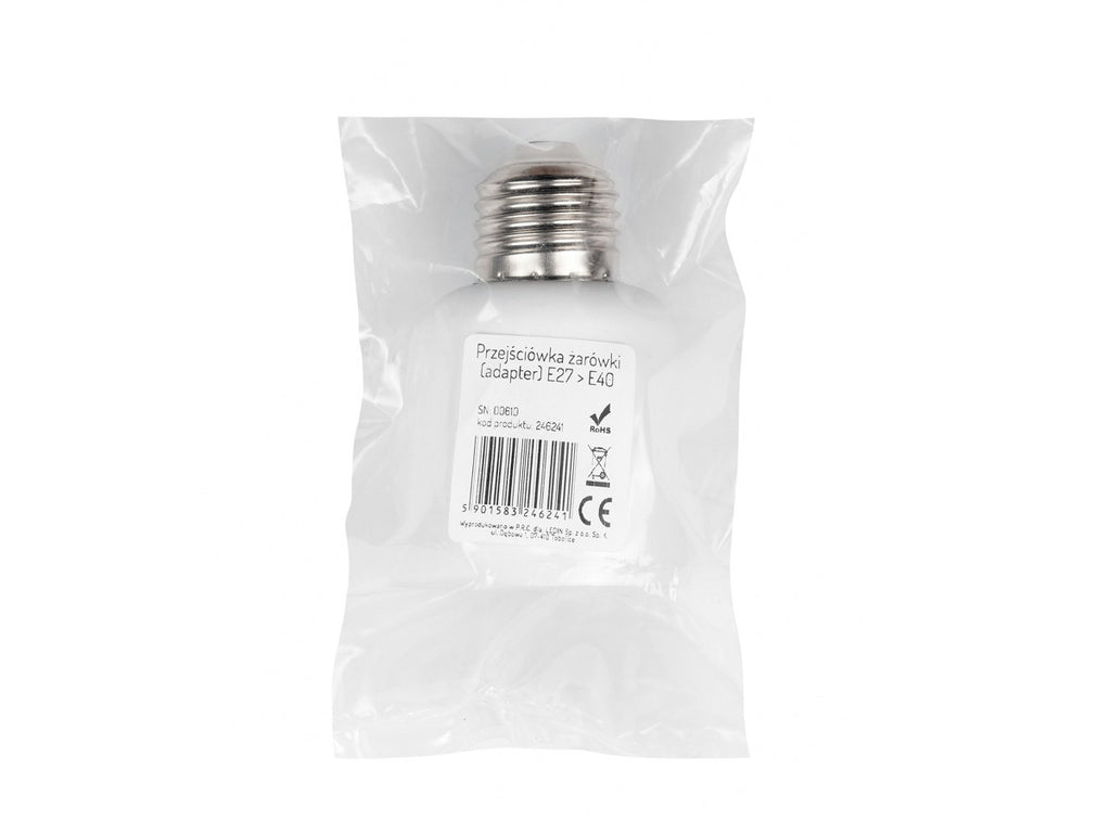 Lampadapter E27 naar E40