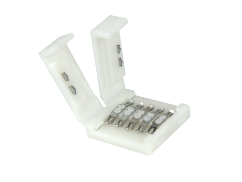 Connector voor LED strips CLICK CONNECTOR dubbel 12mm 5 pins RGBW