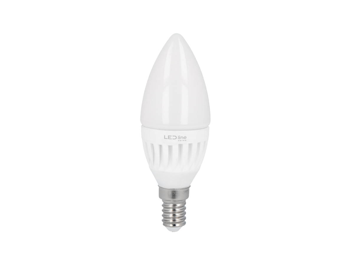 LED-lamp E14 4000K 9W 1260lm 230V 220 ° C37 Keramiek PRIME
