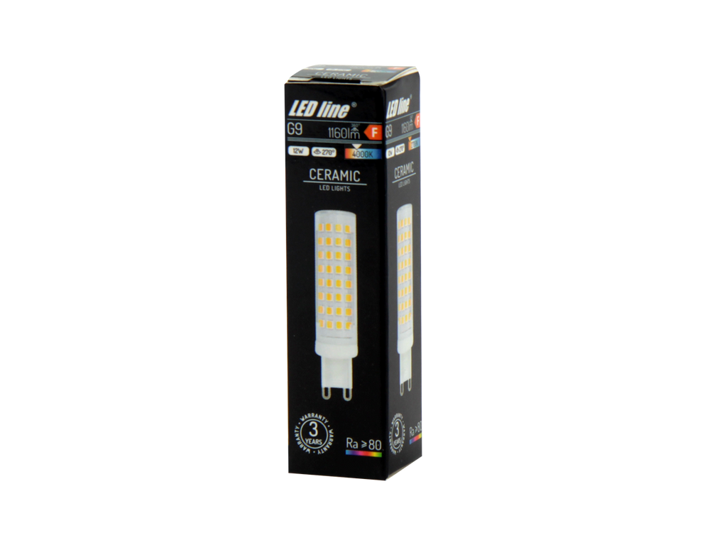 LED-lamp G9 4000K 12W 1160lm 230V 270 ° LITE Keramiek