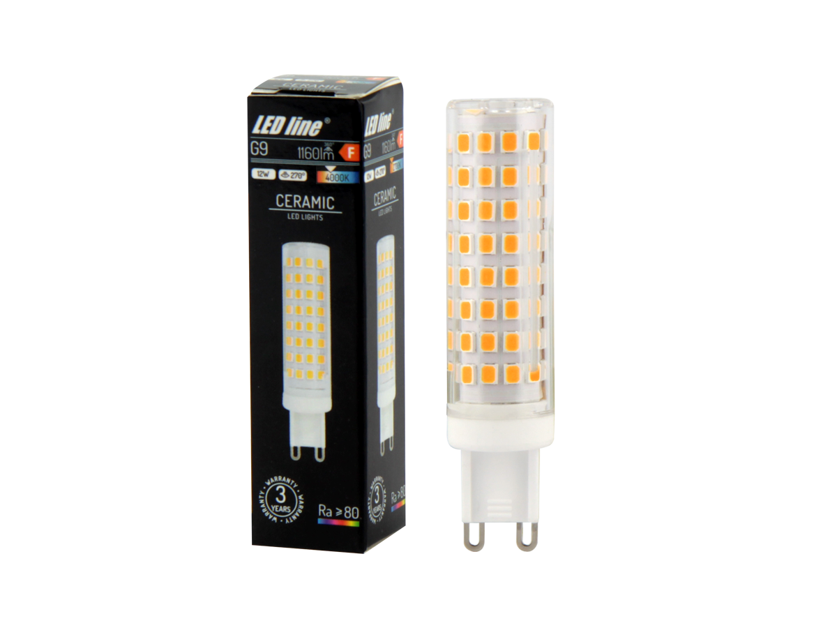 LED-lamp G9 4000K 12W 1160lm 230V 270 ° LITE Keramiek