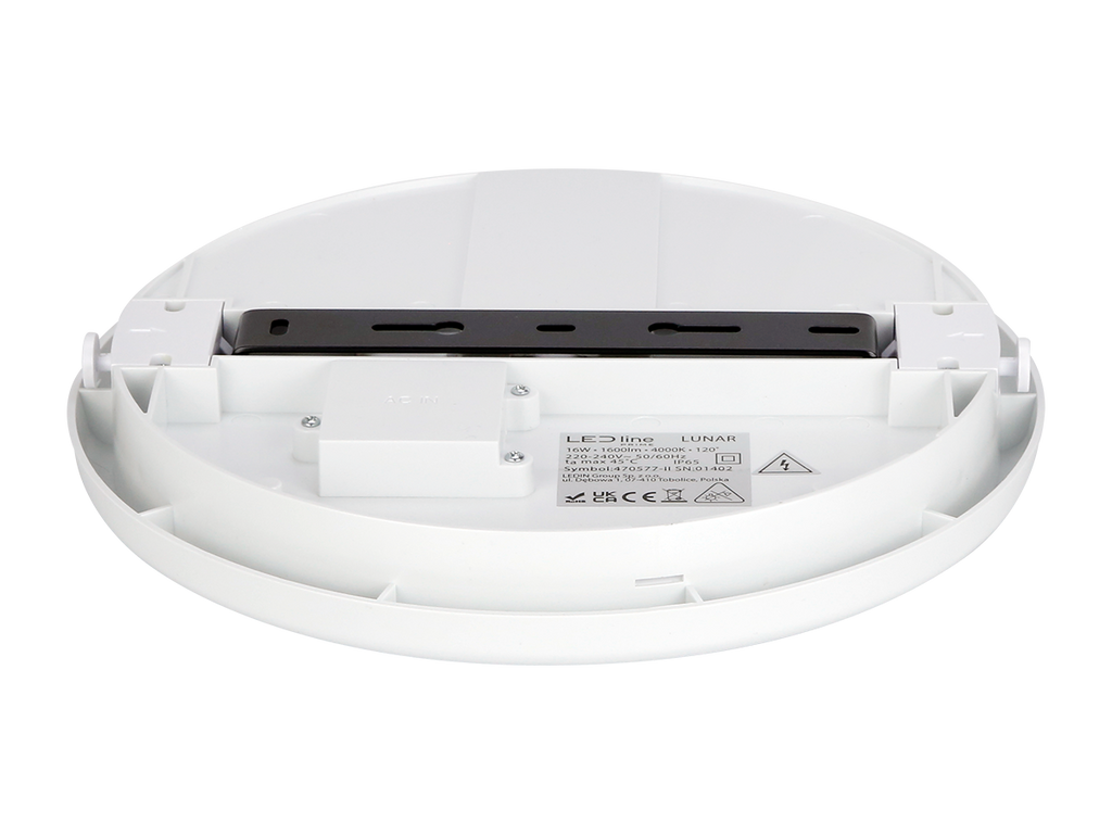 plafondlamp LUNAR 4000K 16W 1600lm rond IP65 wit PRIME