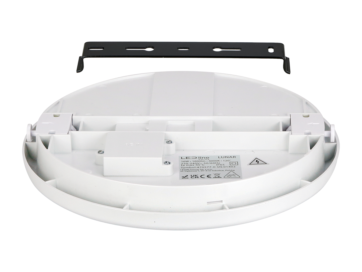 plafondlamp LUNAR 4000K 16W 1600lm rond IP65 wit PRIME