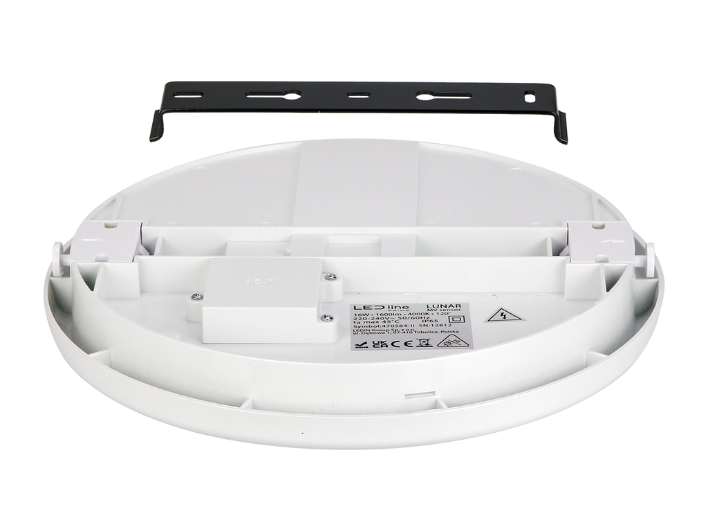 plafondlamp LUNAR 4000K 16W 1600lm rond IP65 wit PRIME bewegingssensor