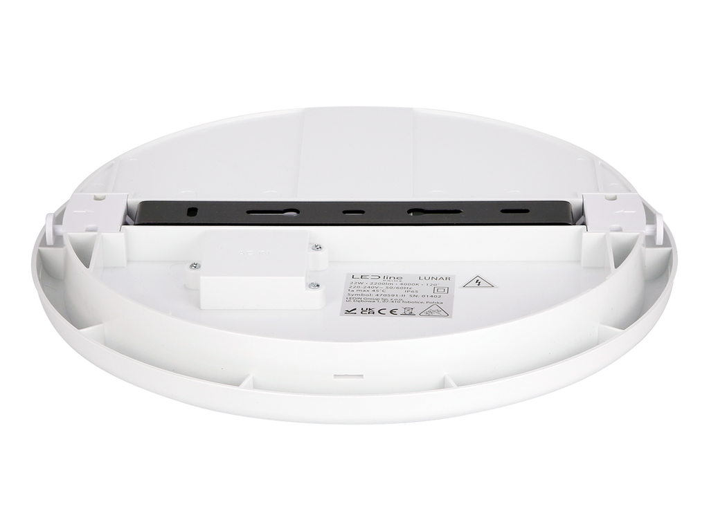 plafondlamp LUNAR 4000K 22W 2200lm rond IP65 wit PRIME
