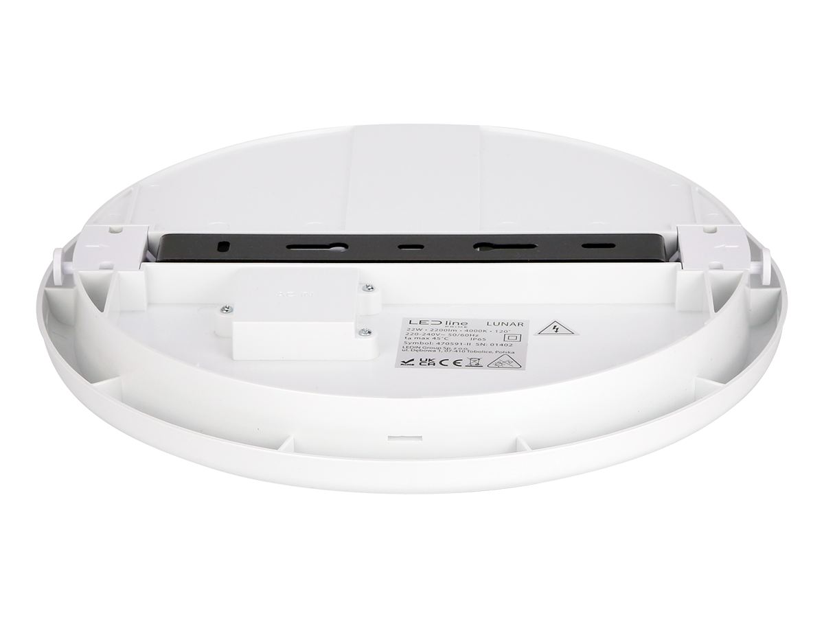 plafondlamp LUNAR 4000K 22W 2200lm rond IP65 wit PRIME
