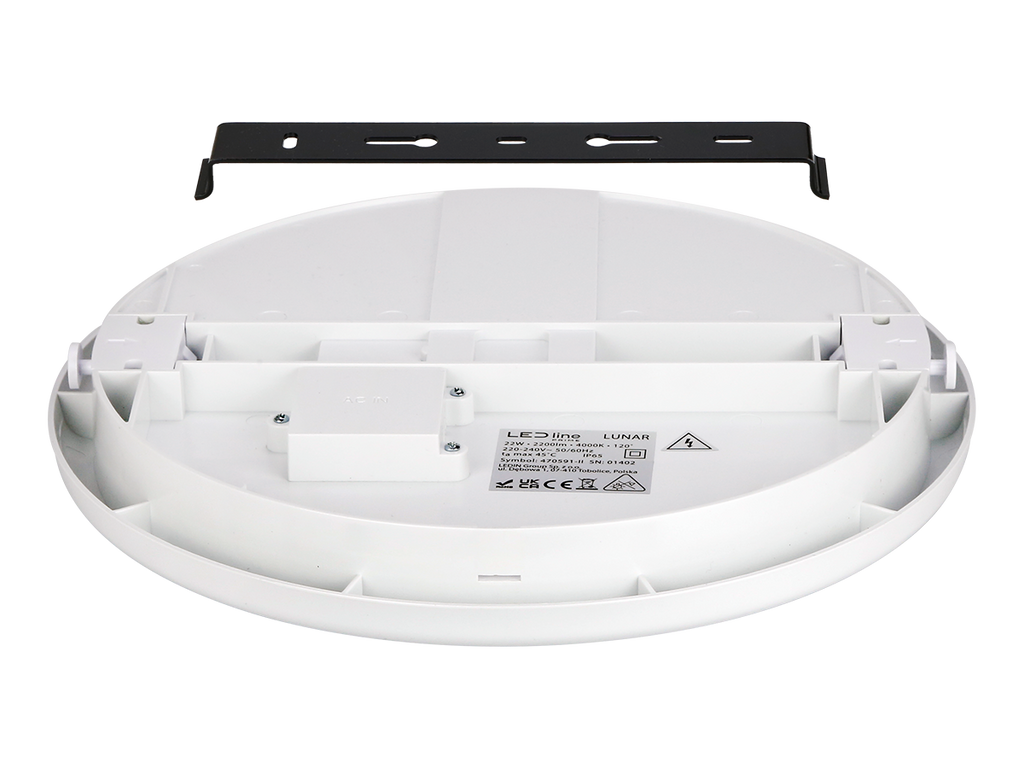 plafondlamp LUNAR 4000K 22W 2200lm rond IP65 wit PRIME