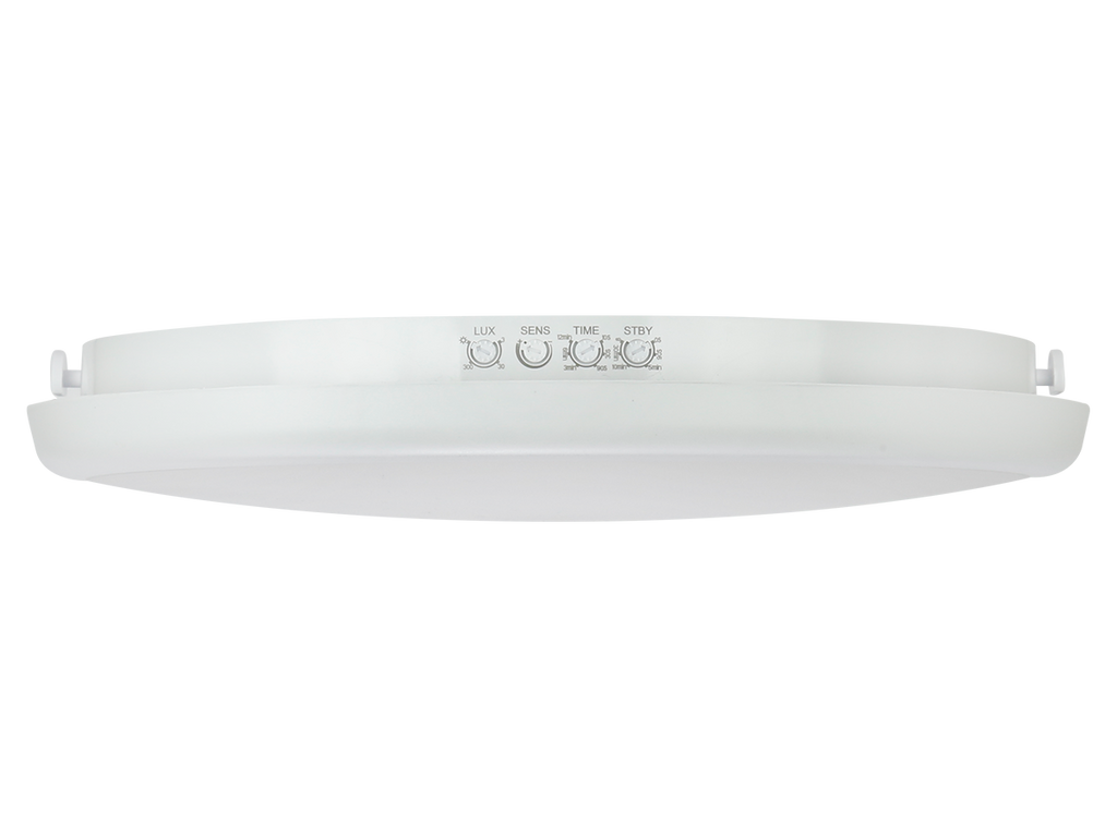 plafondlamp LUNAR 4000K 22W 2200lm rond IP65 wit PRIME bewegingssensor