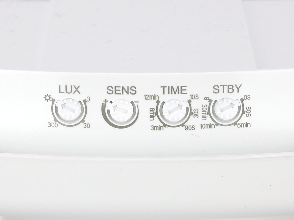 plafondlamp LUNAR 4000K 22W 2200lm rond IP65 wit PRIME bewegingssensor