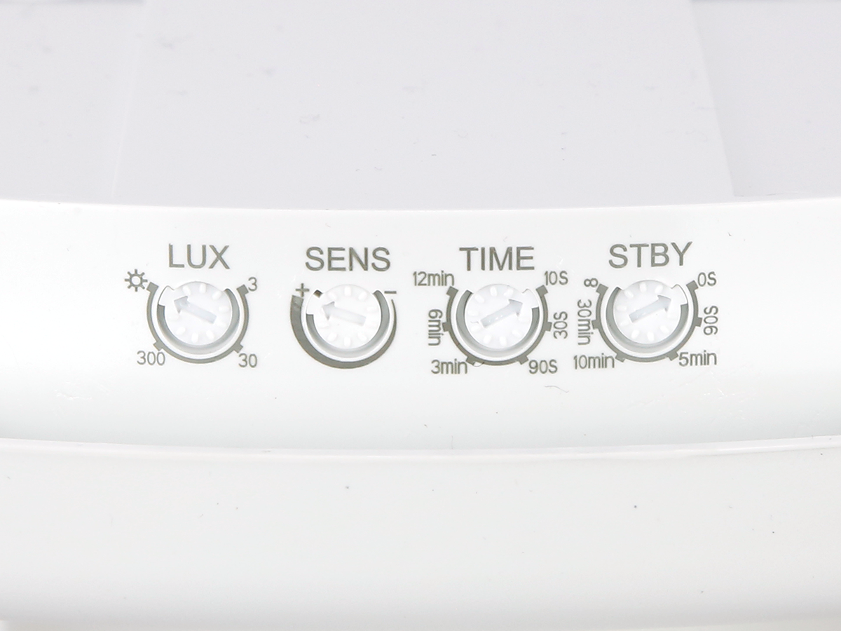 plafondlamp LUNAR 4000K 22W 2200lm rond IP65 wit PRIME bewegingssensor