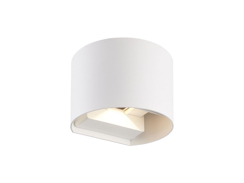 Buiten wandlamp LED 2x3W 3000K IP54 wit CILINDER LITE