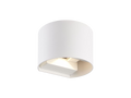 Buitenwandlamp LED 2x3W 4000K IP54 wit CILINDER LITE