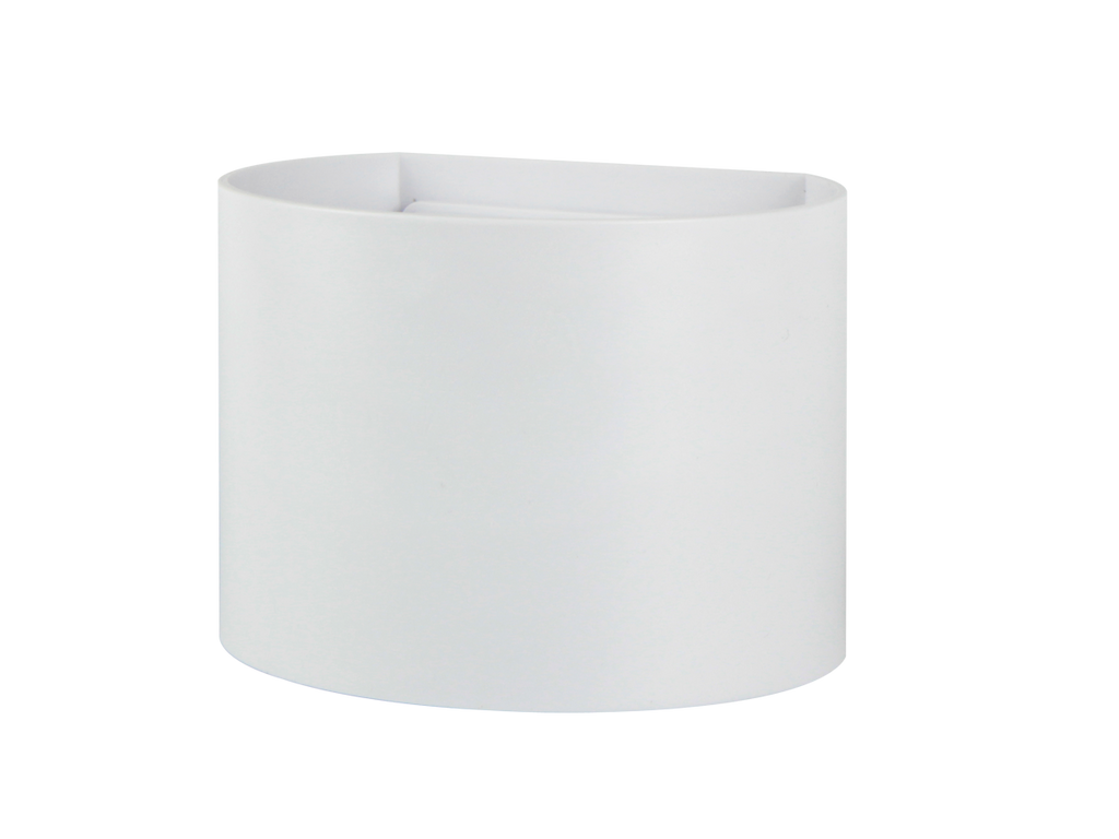Buitenwandlamp LED 2x3W 4000K IP54 wit CILINDER LITE