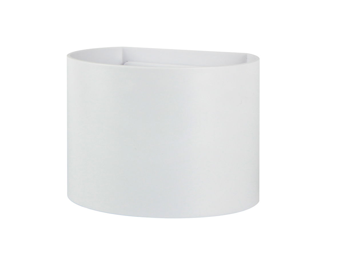 Buitenwandlamp LED 2x3W 4000K IP54 wit CILINDER LITE