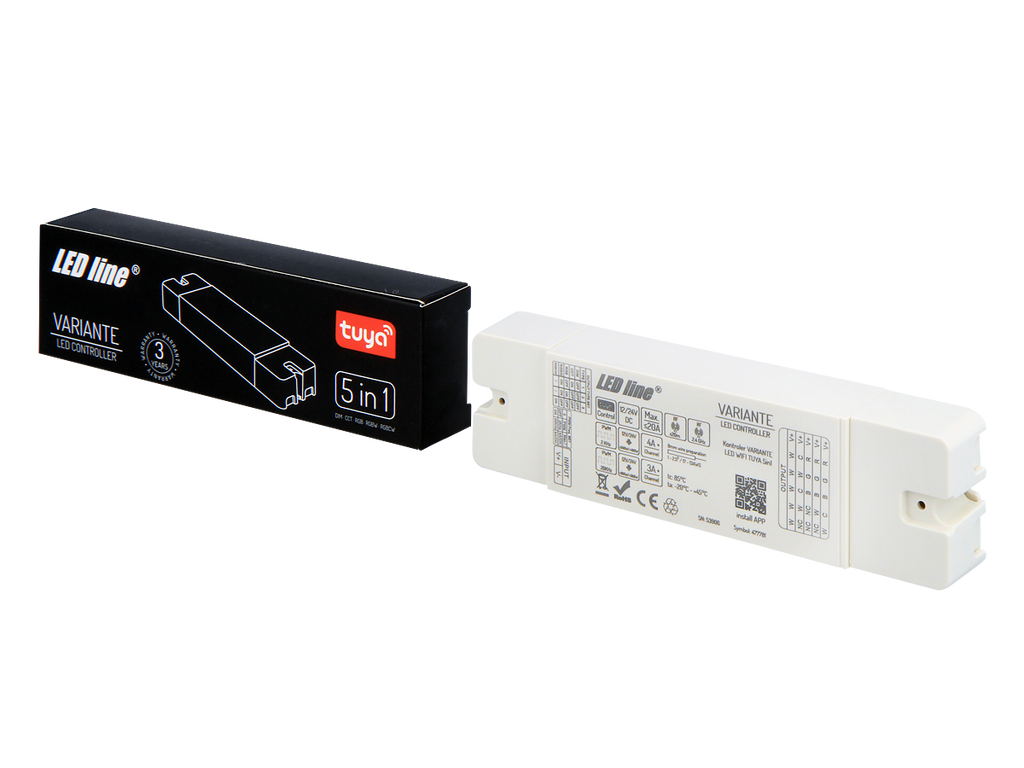 VARIANTE 12V/24V 20A RF WIFI TUYA 5in1 RGBCCT PRIME Controller