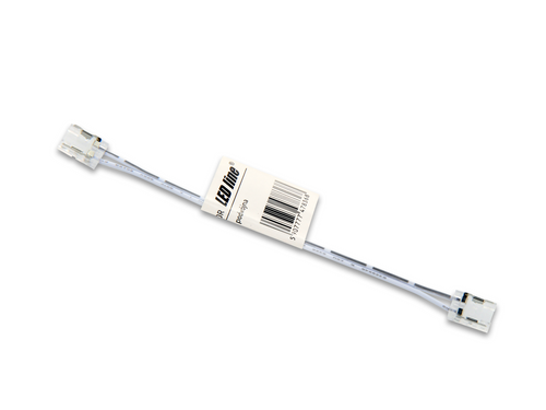 Connector voor COB LED strips CLICK CONNECTOR dubbel 10mm 2 pins met kabel