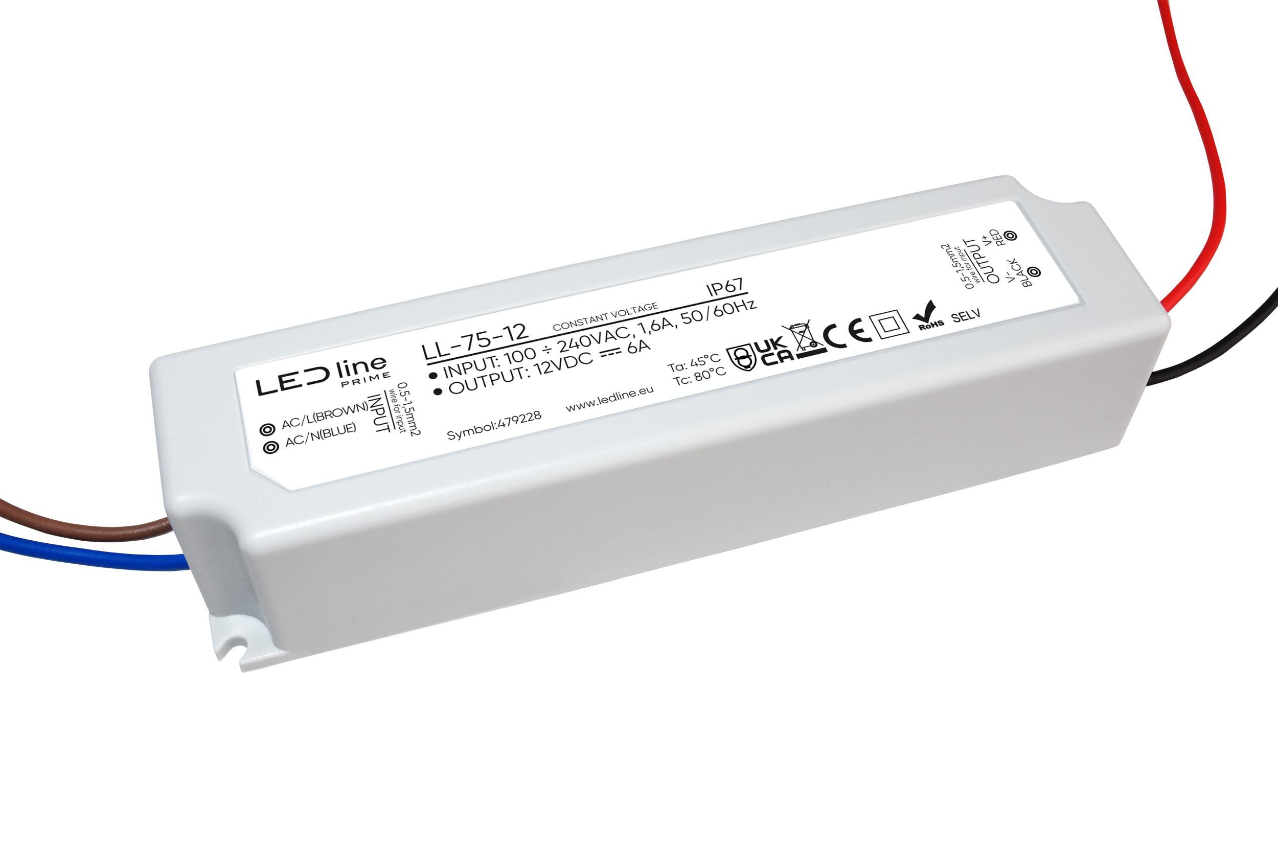 PSU 75-12 IP67 75W 12V PRIME