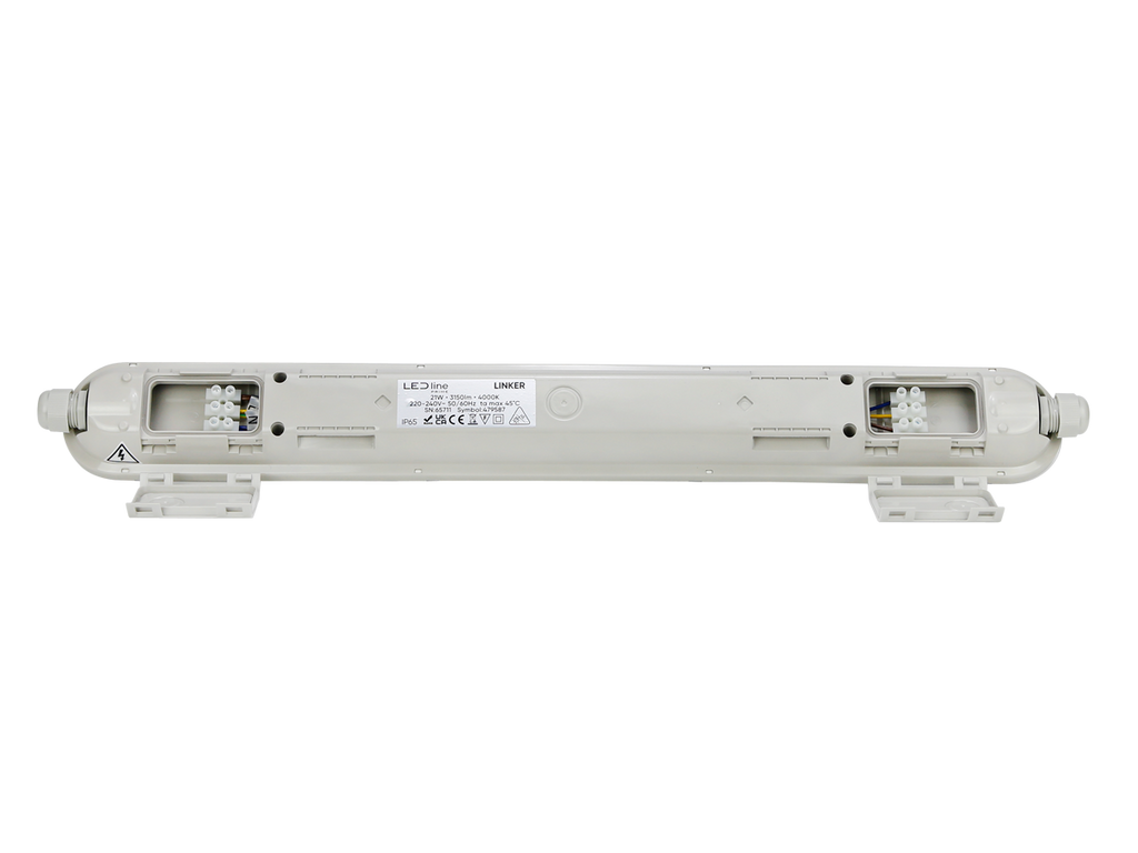 Hermetische armatuur LINKER 4000K 21W 3150lm IP65 60cm grijs PRIME noodmodule AW 3h AT