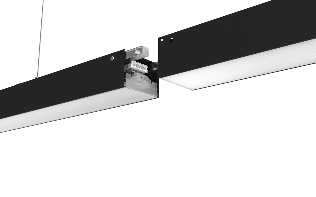 Lineaire armatuur FUSION 4000K 40W 5200lm 120° IP20 120cm zwart PRIME PC Cover