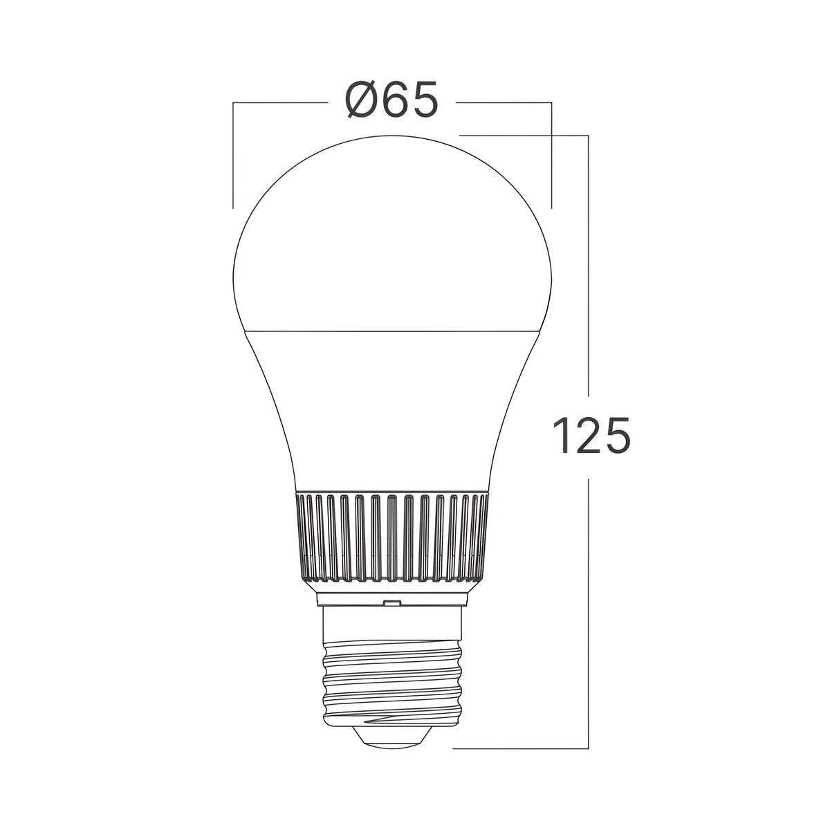 Braytron Premium LED Lamp E27 13,5W A65 5IN1
