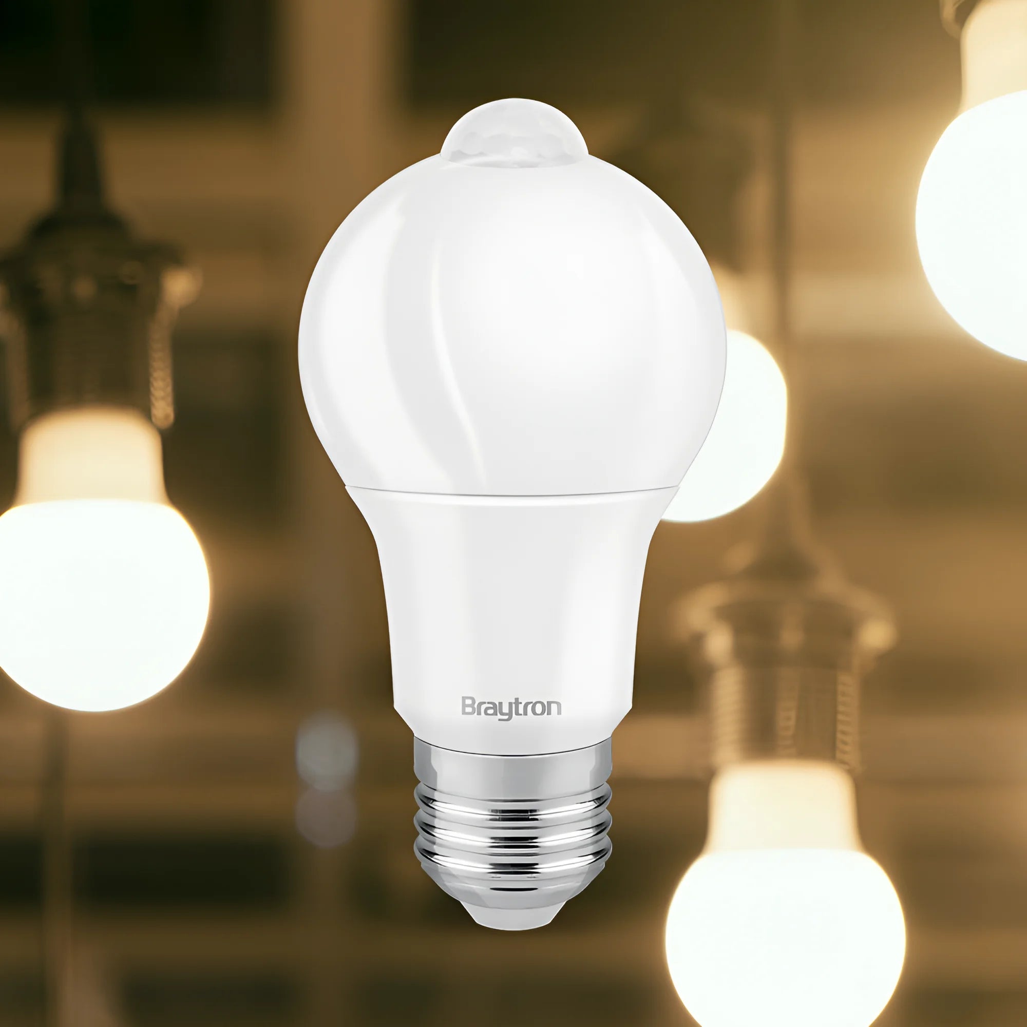 Braytron Advance LED Lamp 9W E27 6500K MO.SENS. A60