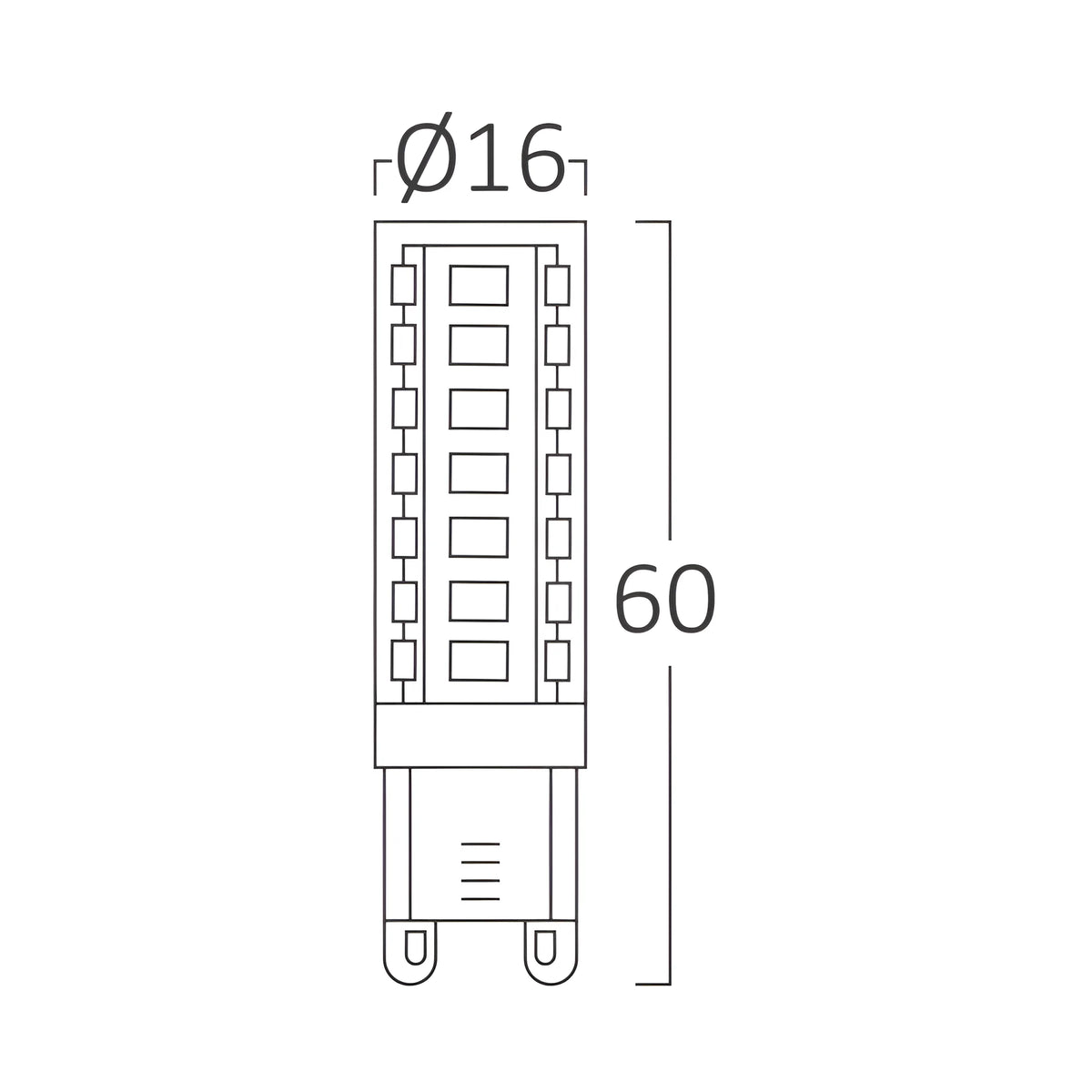 Braytron Advance LED Lamp G9 3000K 220V 6,5W 240D