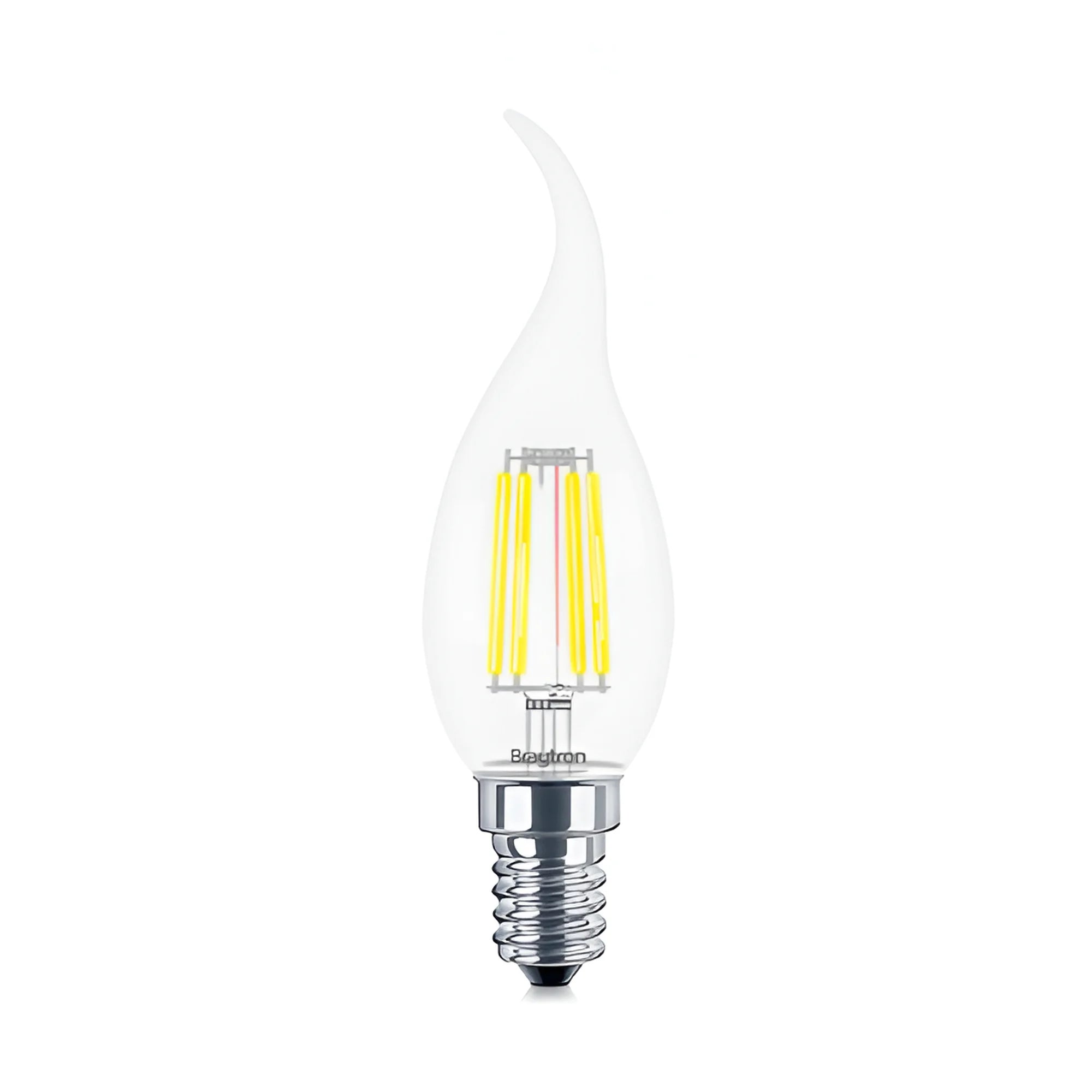 Braytron Advance LED Lamp 6W E14 3000K Transparant C35T